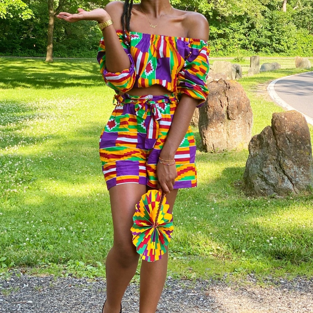 Co cord outfit set comes with the fan